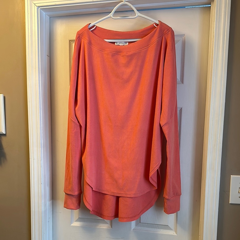 Blakeley Orange Long Sleeve Top